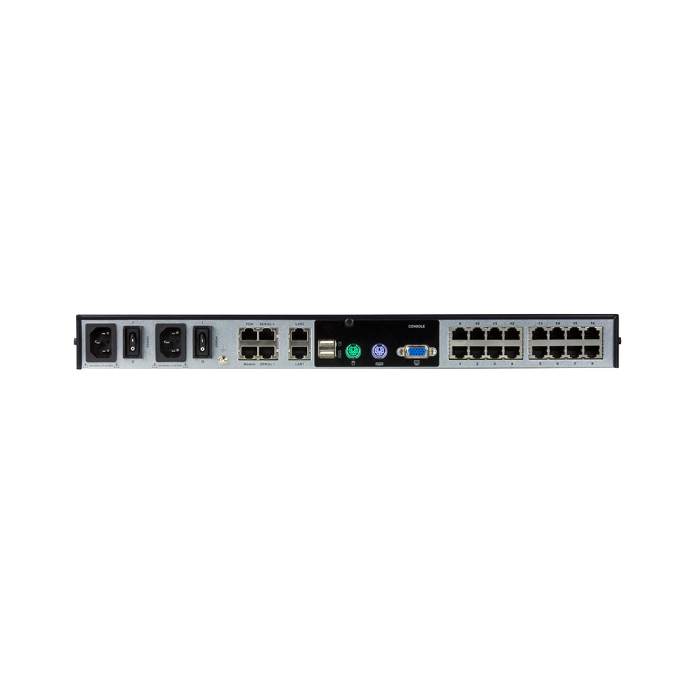 Switch KVM por IP multi-interfaz | Cat 5 | 16 puertos de 1 consola local | 1 consola remota con Virtual Media (1920 x 1200) | - Imagen 4