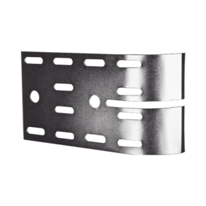 Bajada para cable ranurada 95 x 190 mm con acabado Electro Zinc