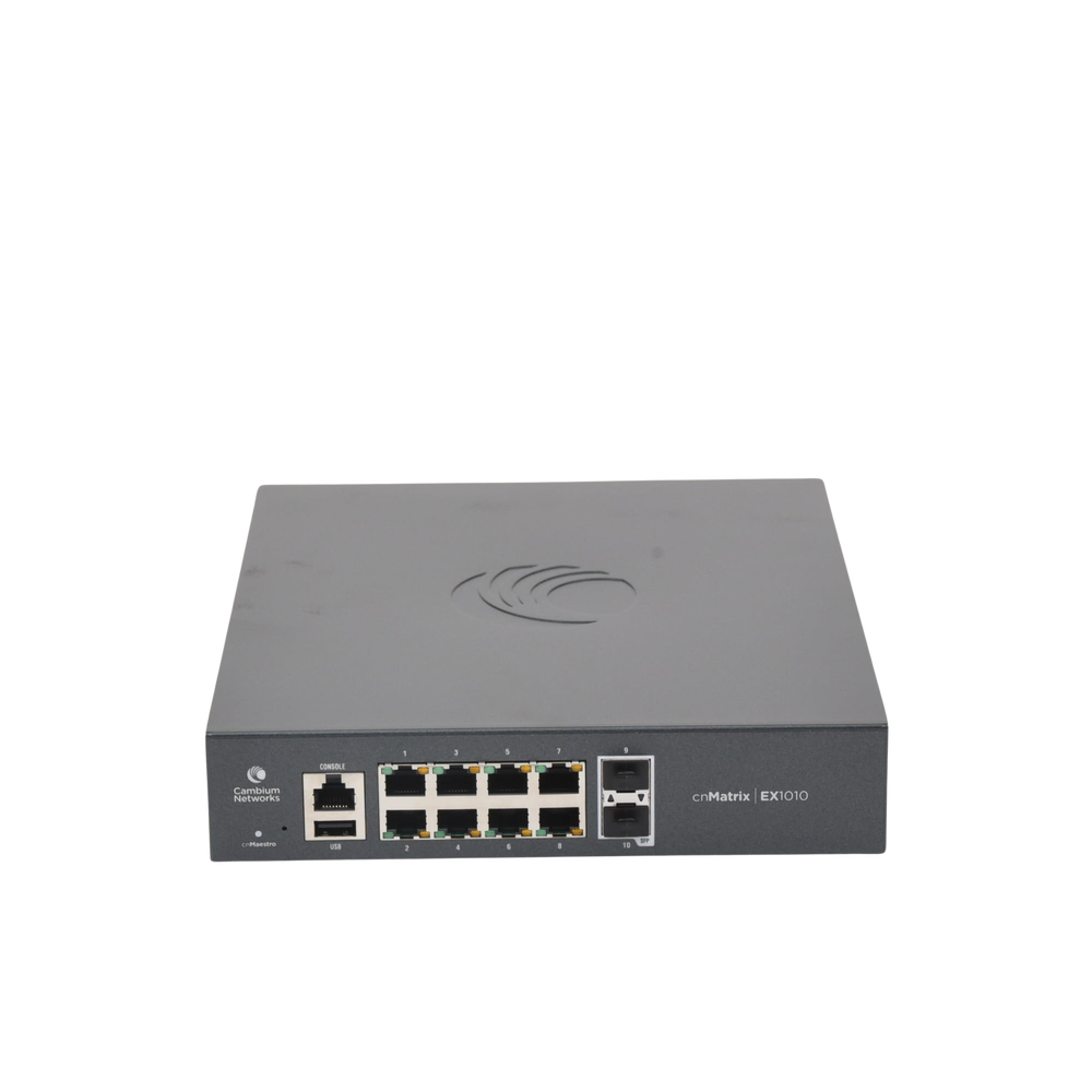 Switch PoE cnMatrix Ex1010-P / 8 Puertos Gigabit PoE 802.3af/at + 2 SFP / Capa 2 / Gestión en la Nube Gratuito - Imagen 2