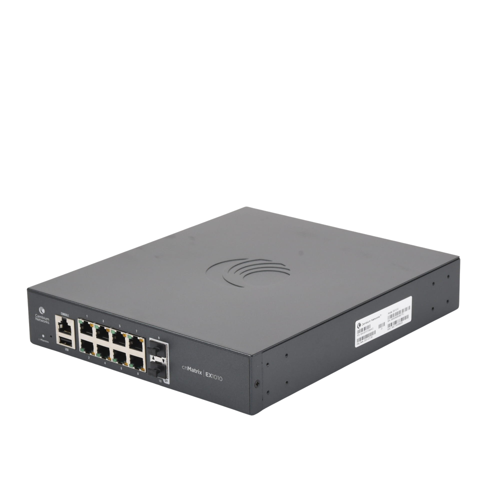 Switch PoE cnMatrix Ex1010-P / 8 Puertos Gigabit PoE 802.3af/at + 2 SFP / Capa 2 / Gestión en la Nube Gratuito - Imagen 4