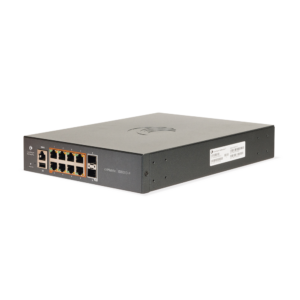Switch PoE cnMatrix Ex1010-P / 8 Puertos Gigabit PoE 802.3af/at + 2 SFP / Capa 2 / Gestión en la Nube Gratuito
