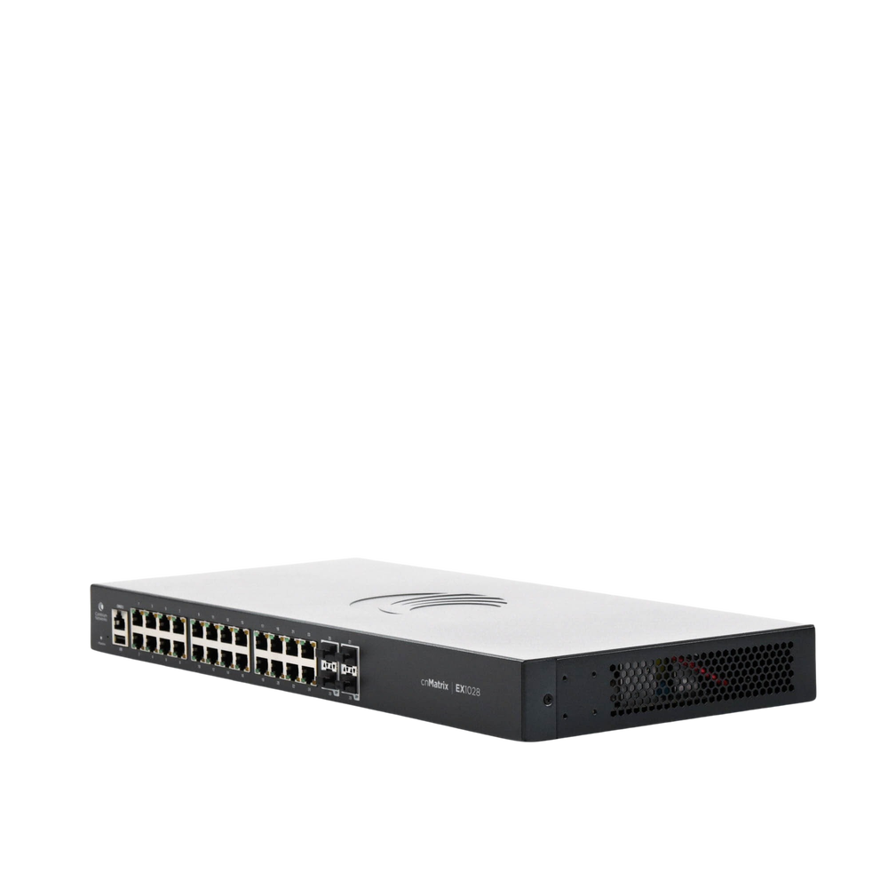 Switch cnMatrix EX1028 de 24 puertos Gigabit Ethernet y 4 SFP, Capa 2, gestión en la nube - Imagen 2