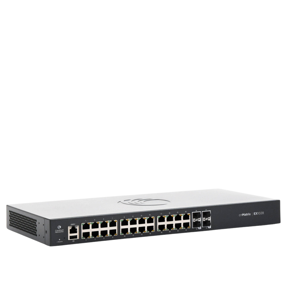 Switch cnMatrix EX1028 de 24 puertos Gigabit Ethernet y 4 SFP, Capa 2, gestión en la nube - Imagen 3