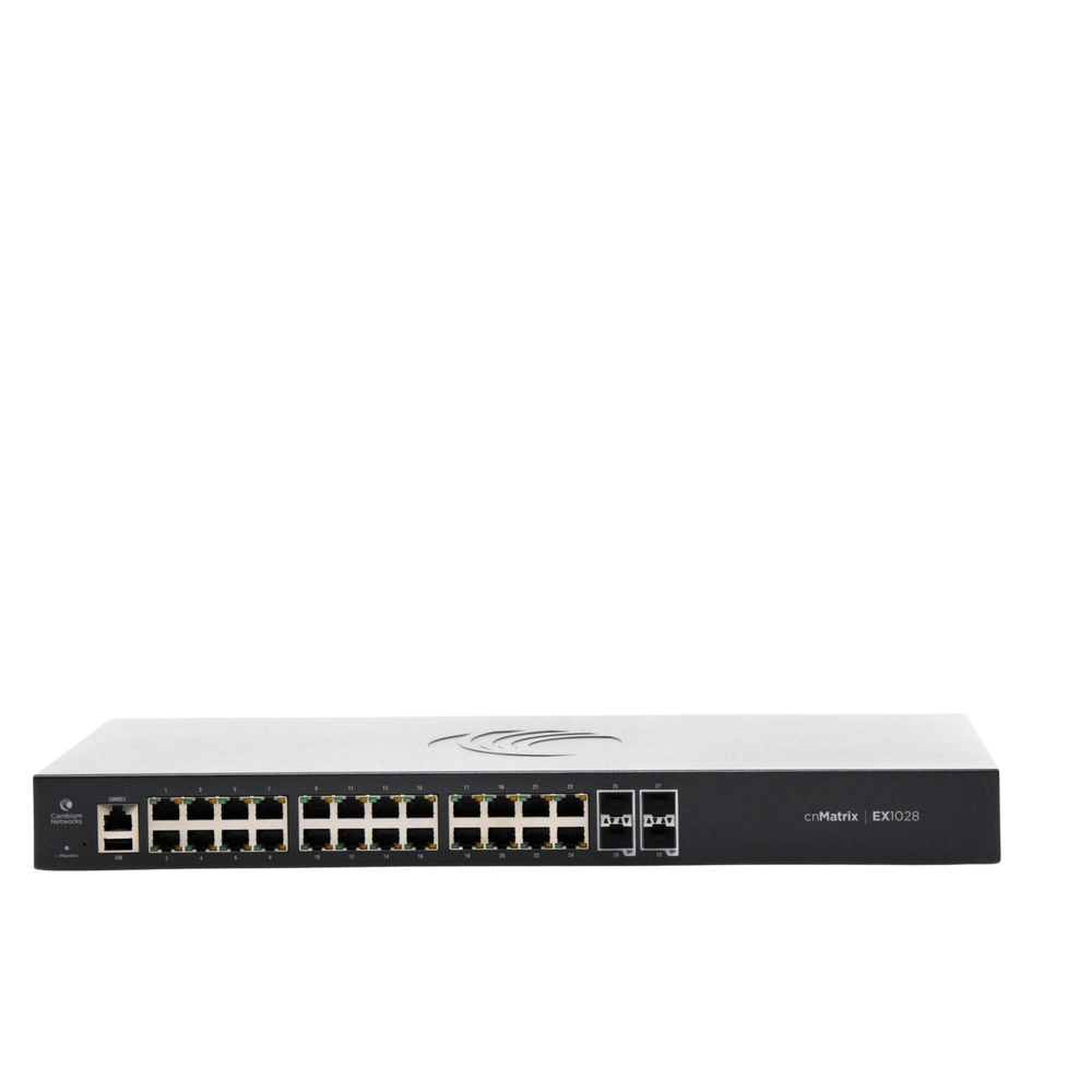 Switch cnMatrix EX1028 de 24 puertos Gigabit Ethernet y 4 SFP, Capa 2, gestión en la nube - Imagen 4