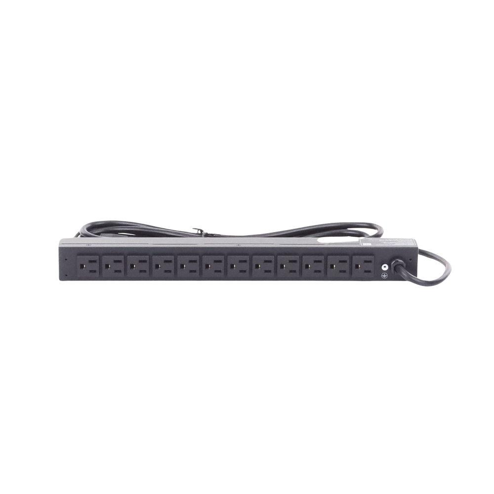 PDU Básico Para Distribución de Energía, Con 12 Tomas NEMA 5-15R Traseras, 1UR, 15 Amp, 120 Vca - Imagen 5