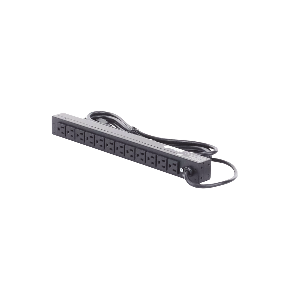 PDU Básico Para Distribución de Energía, Con 12 Tomas NEMA 5-15R Traseras, 1UR, 15 Amp, 120 Vca - Imagen 6