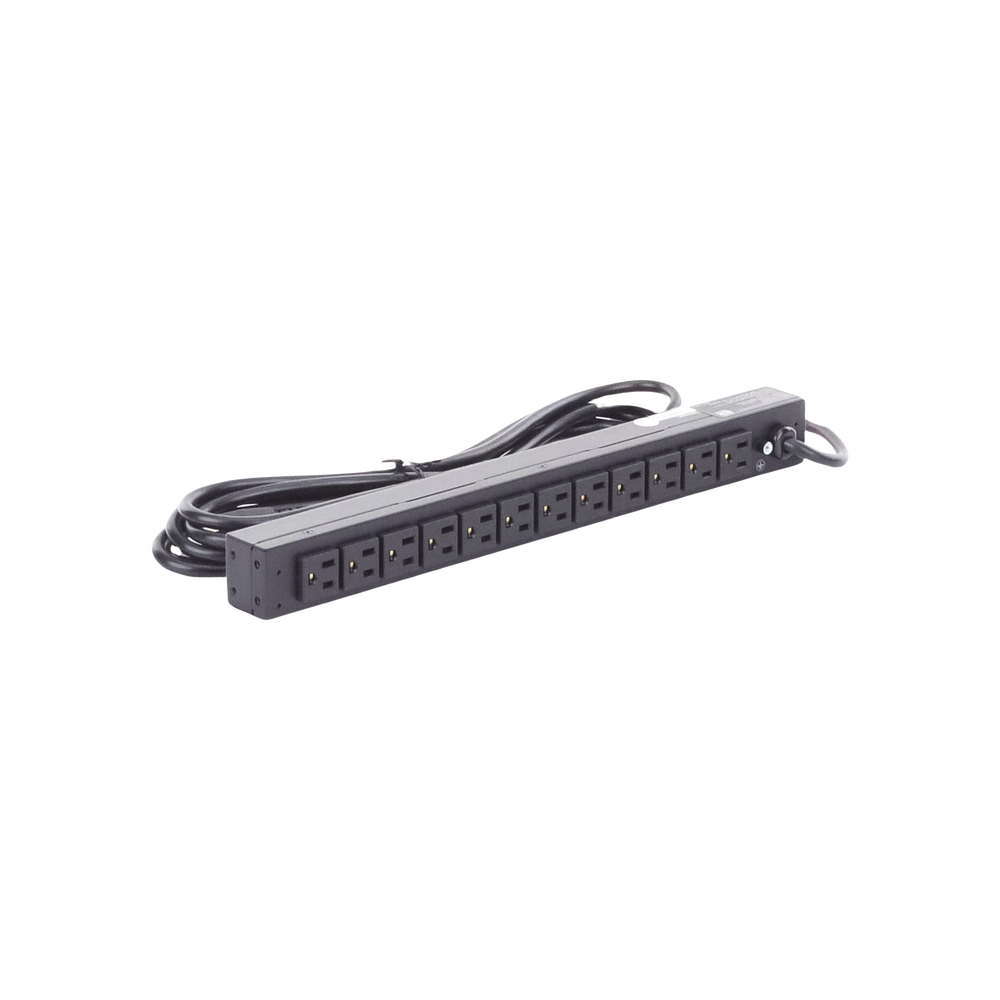 PDU Básico Para Distribución de Energía, Con 12 Tomas NEMA 5-15R Traseras, 1UR, 15 Amp, 120 Vca - Imagen 8