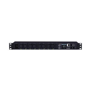 PDU Switchable y Monitoreable por Toma, para Distribución de Energía, Entrada 200-240 Vca NEMA L6-20P, Con 8 Salidas C13, Horizontal 19in, 2UR