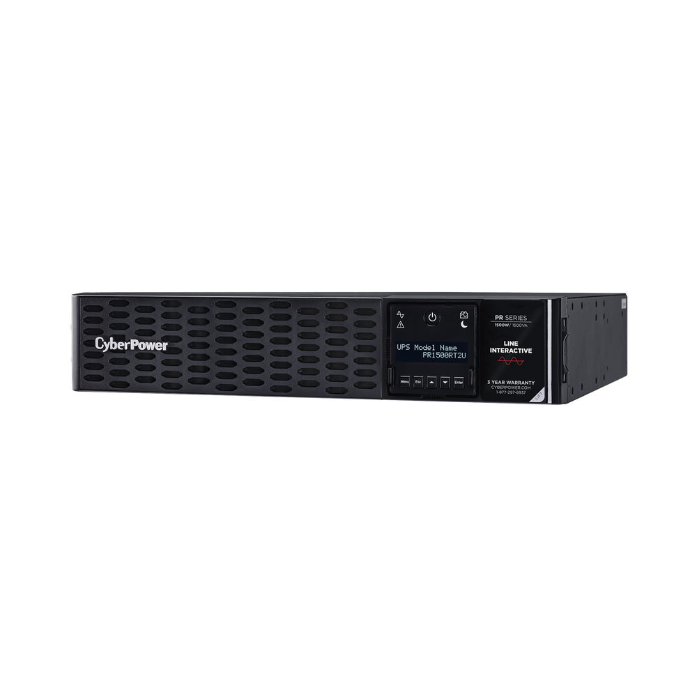 UPS de 1500 VA/1500 W, Topología Línea Interactiva, Entrada 120 Vca NEMA 5-15P, Onda Senoidal Pura, Torre o Rack 2 UR, Con 8 Tomas NEMA 5-15R - Imagen 3