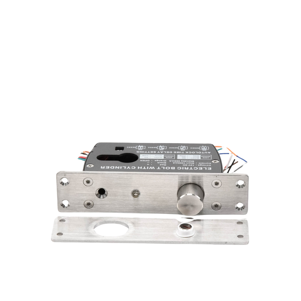 Cerradura de Perno 2000 kg de sujeción/ Cerrada en caso de falla (Fail Safe)/ Con temporizador y Sensor de puerta - Imagen 2