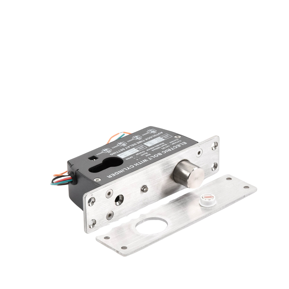 Cerradura de Perno 2000 kg de sujeción/ Cerrada en caso de falla (Fail Safe)/ Con temporizador y Sensor de puerta - Imagen 5