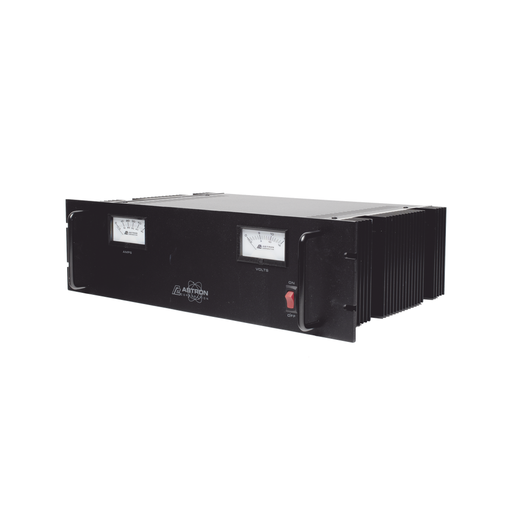 Fuente de poder 13.8Vcc, 50A, lineal regulada con circuito cargador de baterías, medidores, para instalación en rack - Imagen 3