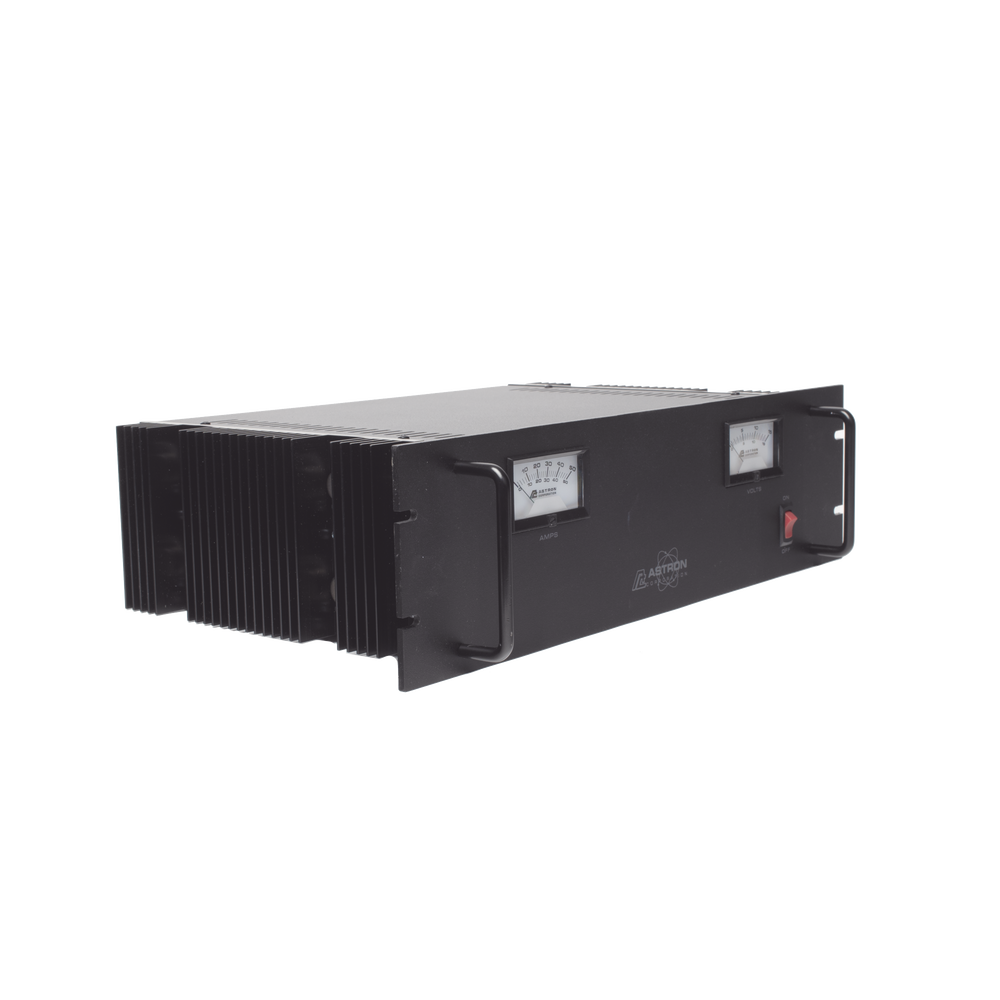 Fuente de poder 13.8Vcc, 50A, lineal regulada con circuito cargador de baterías, medidores, para instalación en rack - Imagen 4
