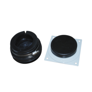 Placa y Goma Pasamuro para Cable Coaxial de 1-1/4