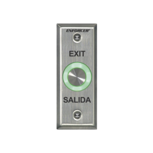 Botón de Salida con Aro Iluminado Color Verde y Rojo / IP65 / Buzzer / Función Toggle (Enclavado) / Temporizador  / Relevador NC/NO/ Uso Exterior e Interior.