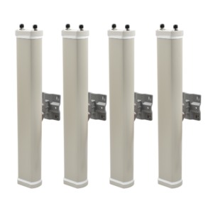 Kit de Antenas Sectoriales, 2.4 GHz, 14 dBi, 2 N-Hembra, 70°, polaridad cruzada, para series A8/A8n/A2