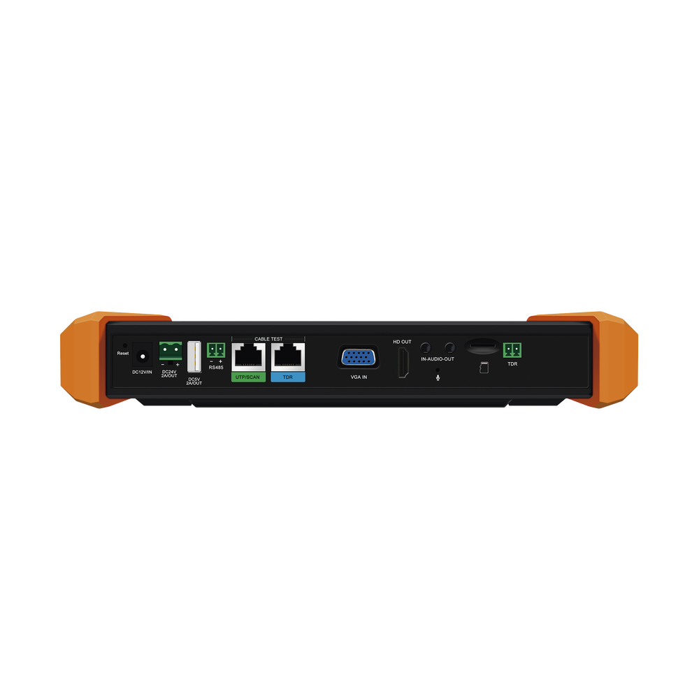 Tester Profesional Multifunción | Pantalla Táctil 7" | Láser Integrado | Cámara Integrada | Prueba IP/HD Coaxial | 4K/8K | H.265/H.265 | ONVIF | WiFi | Analizador de Cable | Medidor de Potencia Óptica y Red | TDR | - Imagen 2