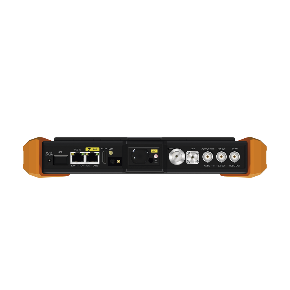 Tester Profesional Multifunción | Pantalla Táctil 7" | Láser Integrado | Cámara Integrada | Prueba IP/HD Coaxial | 4K/8K | H.265/H.265 | ONVIF | WiFi | Analizador de Cable | Medidor de Potencia Óptica y Red | TDR | - Imagen 3