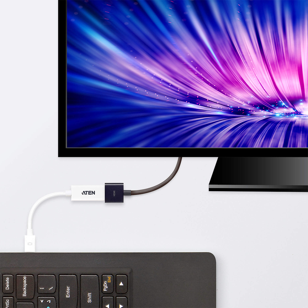 Adaptador de Mini DisplayPort a HDMI | Compatible con productos Macintosh | Admite sonido Dolby True HD y DTS HD Master Audio | - Imagen 3