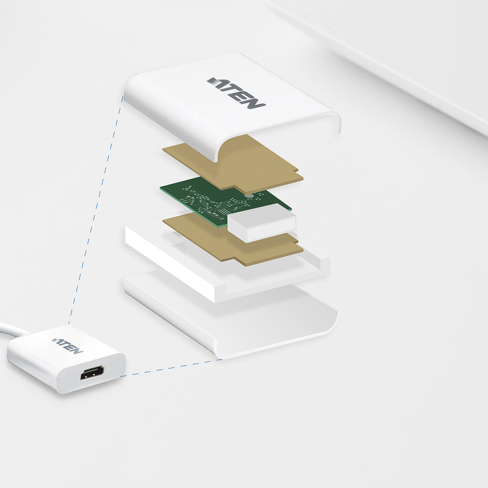Adaptador de Entrada DisplayPort- Salida HDMI | 1080p | Compatible con audio | - Imagen 4