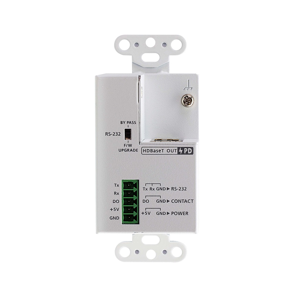 Transmisor HDMI | 4K a 40 metros | HDBaseT-Lite con placa de pared estadounidense/PoH - Imagen 3
