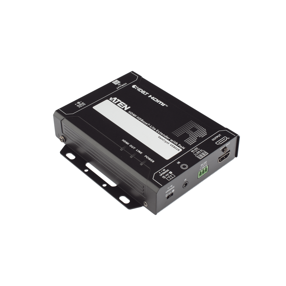 Receptor HDMI HDBaseT-Lite con PoH | 4K a 35 m (Cat 5e/6) / 40 m (Cat 6a/ATEN 2L-2910 Cat6); 1080p a 60 m (Cat 5e/6) / 70 m (Cat 6a/ATEN 2L-2910 Cat6) | HDBaseT Clase B | PoH PD | - Imagen 4