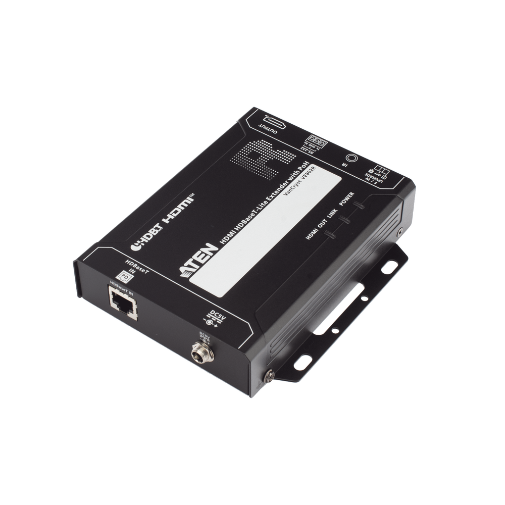 Receptor HDMI HDBaseT-Lite con PoH | 4K a 35 m (Cat 5e/6) / 40 m (Cat 6a/ATEN 2L-2910 Cat6); 1080p a 60 m (Cat 5e/6) / 70 m (Cat 6a/ATEN 2L-2910 Cat6) | HDBaseT Clase B | PoH PD | - Imagen 5