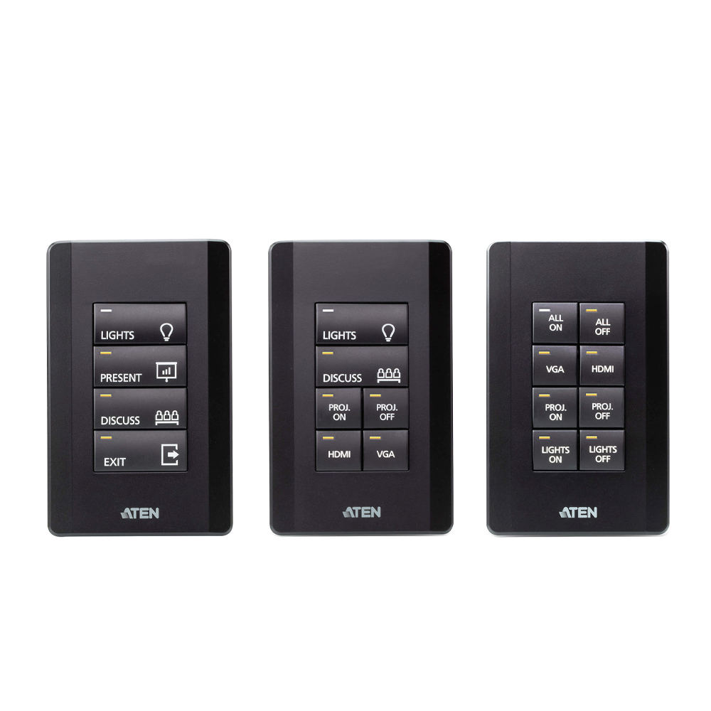 Sistema de control ATEN | Teclado de 8 botones (EE. UU., 1GANG) | BLANCO | - Imagen 3