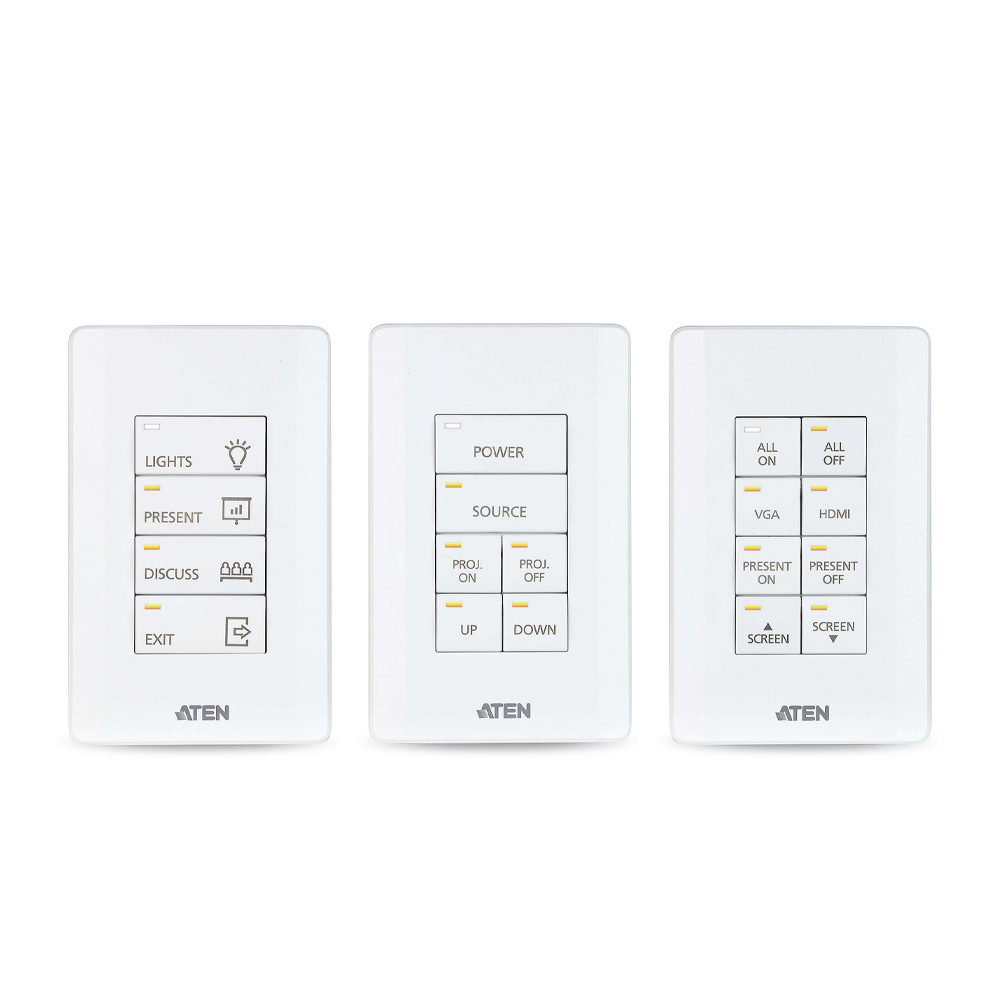 Sistema de control ATEN | Teclado de 8 botones (EE. UU., 1GANG) | BLANCO | - Imagen 2