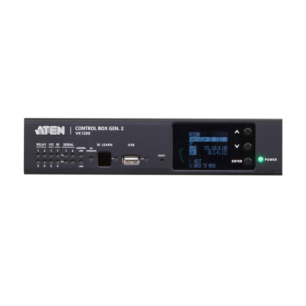 Sistema de control ATEN| Caja de control compacta Gen. 2 | CPU de cuatro núcleos | 2/1 GB de memoria | Monitor LCD | LAN doble y aislada - Imagen 2