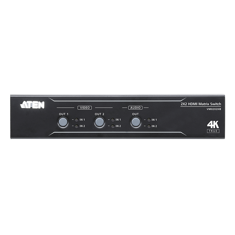 Conmutador matricial HDMI 2 x 2 True 4K con desembebedor de audio - Imagen 2
