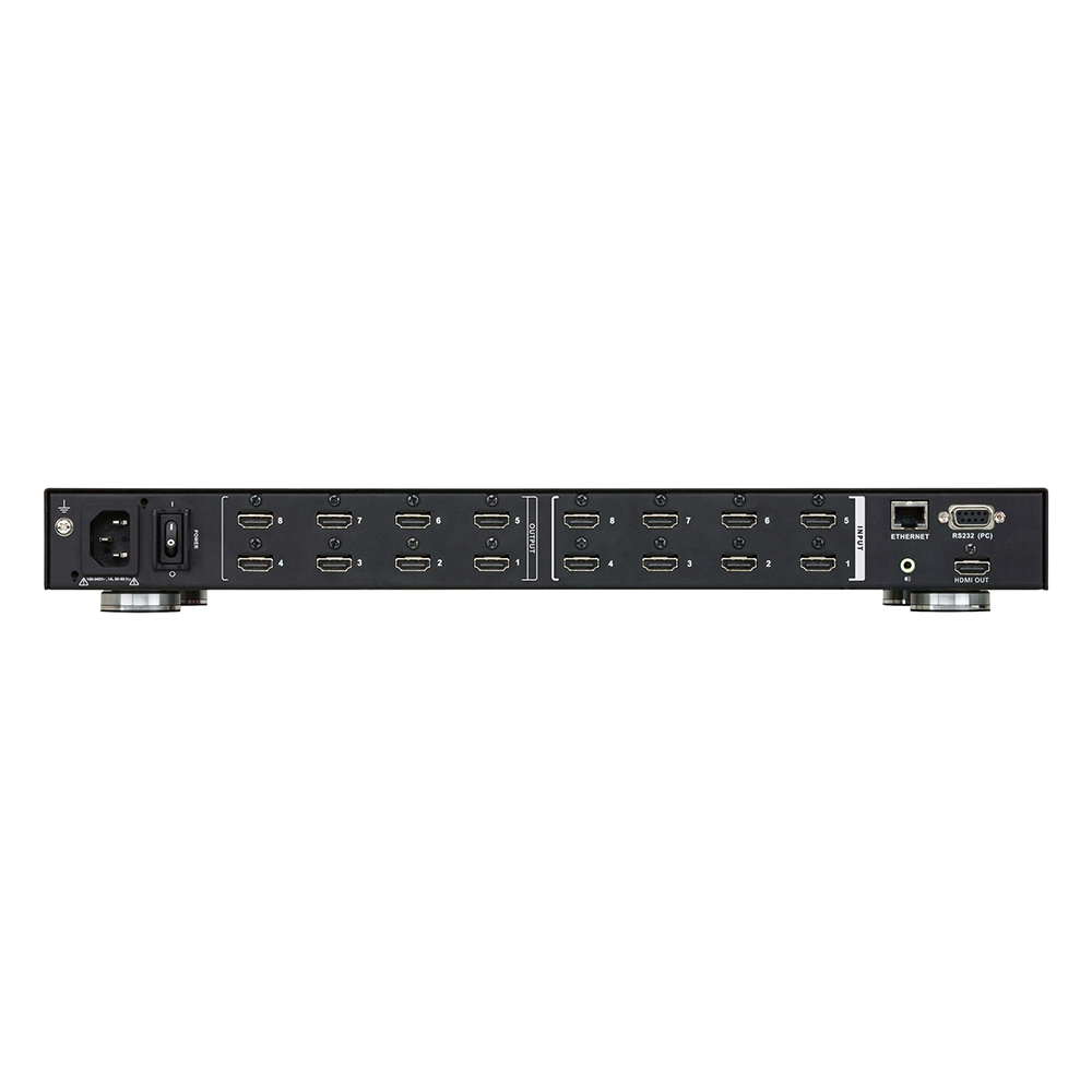 Switch De Matriz Hdmi | 8x8 | Con Escalador | Compatible Con Videowall | Seamless Switch™ | IR | RS-232 | Ethernet | Salida de Audio - Imagen 3