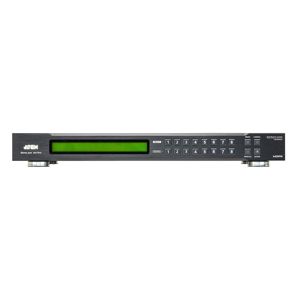 Switch De Matriz Hdmi | 8x8 | Con Escalador | Compatible Con Videowall | Seamless Switch™ | IR | RS-232 | Ethernet | Salida de Audio - Imagen 2
