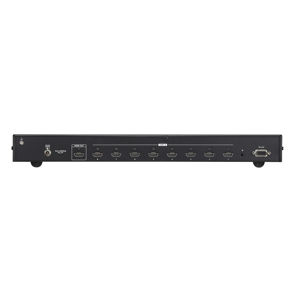 Switch HDMI | 8 Entradas x 1 Salida | Resolución True 4K 4:4:4 | Control RS-232 e IR | HDCP 2.2 | HDR10+ | Plug & Play - Imagen 3