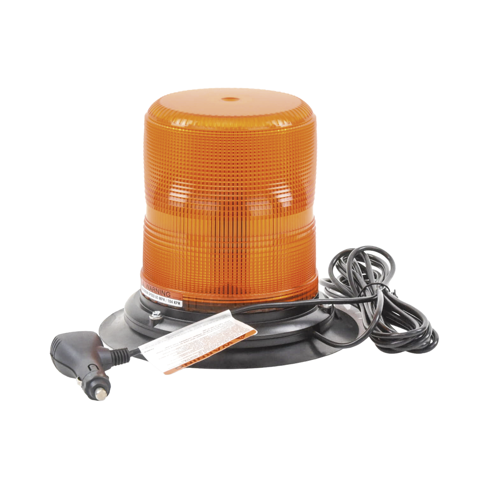 Baliza LED color ámbar con montaje magnético de succión DE 7" de altura - Imagen 4