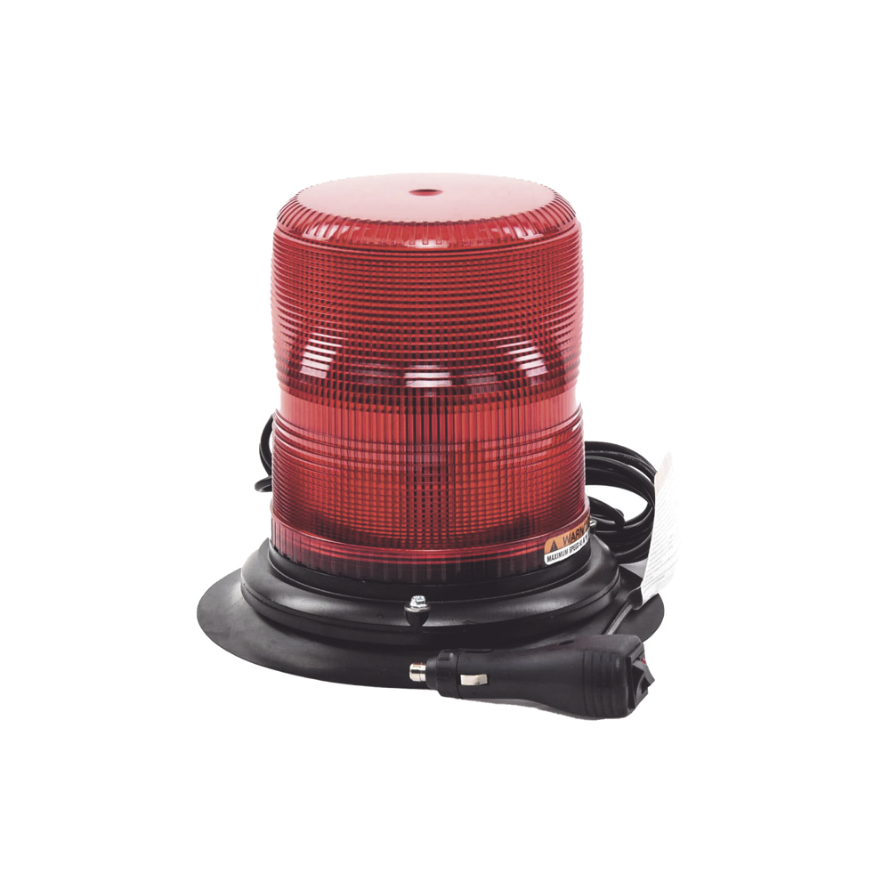 Baliza LED color rojo con montaje magnético de succión de 7" de altura - Imagen 4