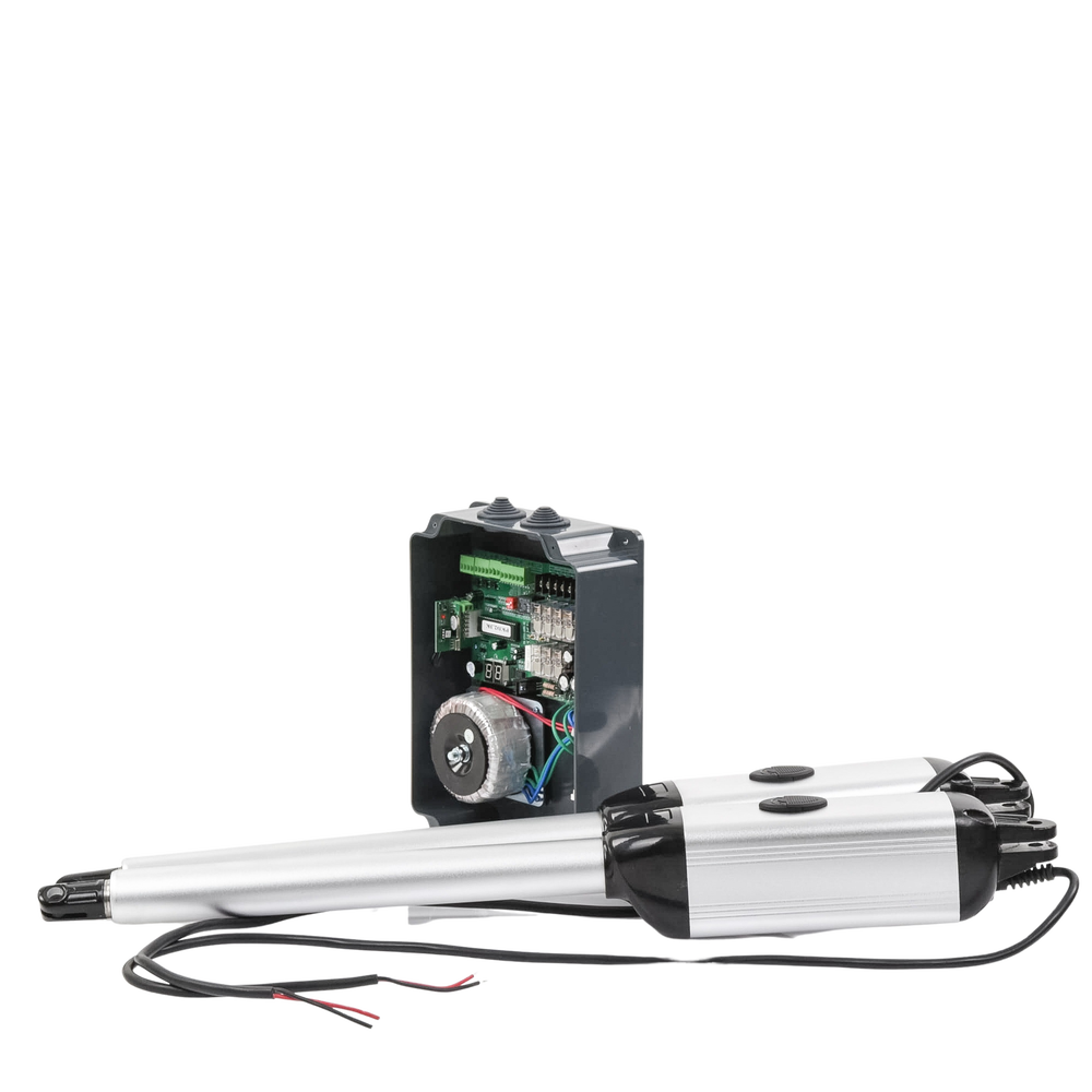 Kit de brazos para automatizar portones vehiculares abatibles de 2 hojas/ 3 Mts / 300 Kg / Uso solo residencial / Compatible con respaldo de energía - Imagen 4