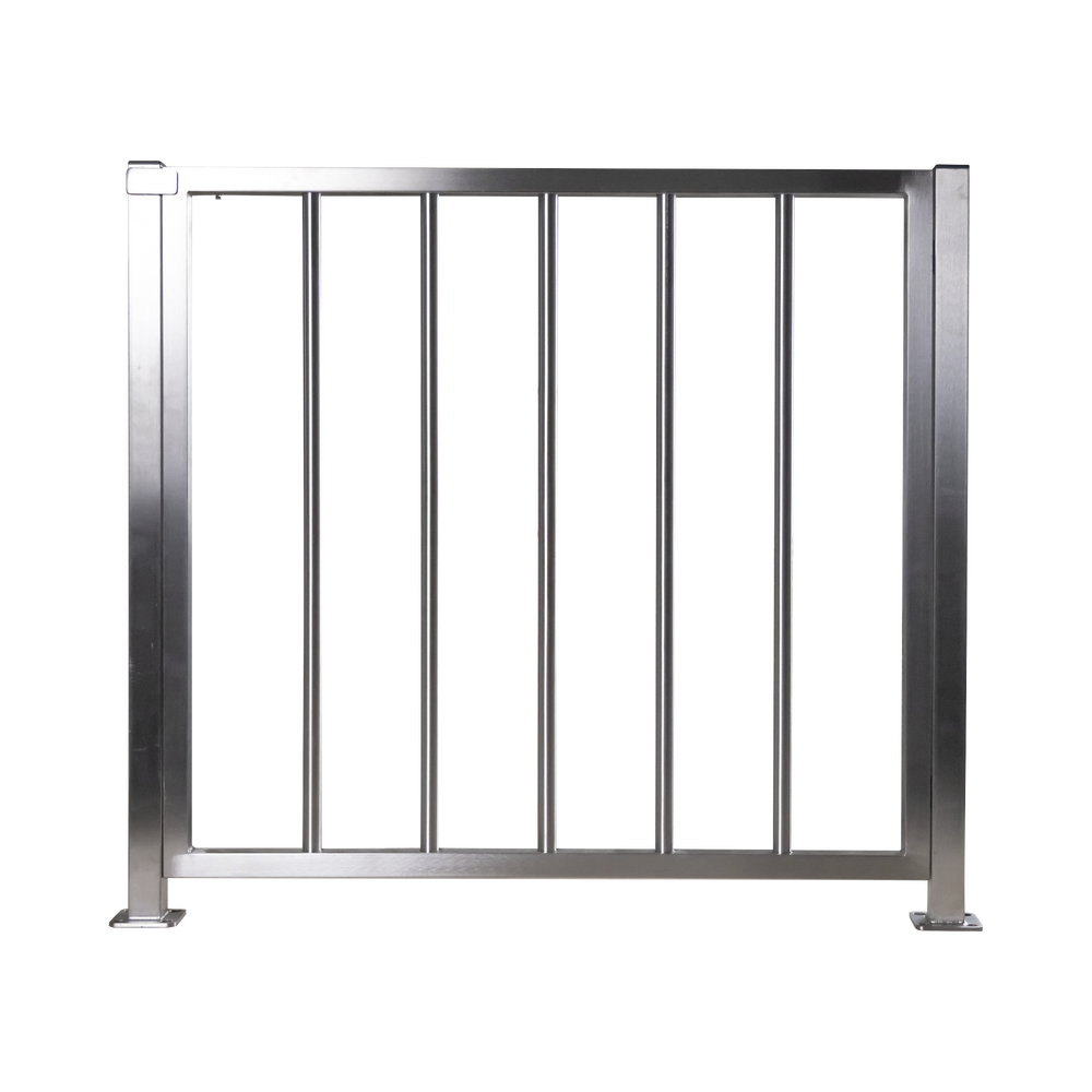 Puerta de Acero Inoxidable de Medio Cuerpo / Paso de 100 Centímetros de Ancho Ideal Para Dar Accesos que no Caben Por su Torniquete / Altura de 90 Centímetros - Imagen 2