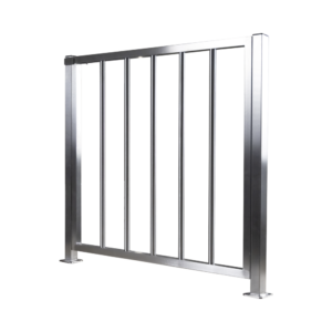 Puerta de Acero Inoxidable de Medio Cuerpo / Paso de 100 Centímetros de Ancho Ideal Para Dar Accesos que no Caben Por su Torniquete / Altura de 90 Centímetros