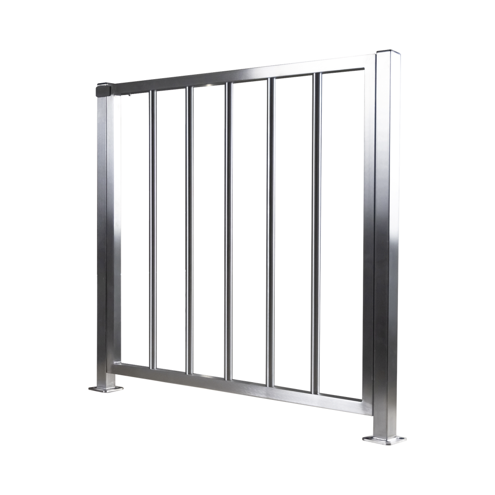 Puerta de Acero Inoxidable de Medio Cuerpo / Paso de 100 Centímetros de Ancho Ideal Para Dar Accesos que no Caben Por su Torniquete / Altura de 90 Centímetros