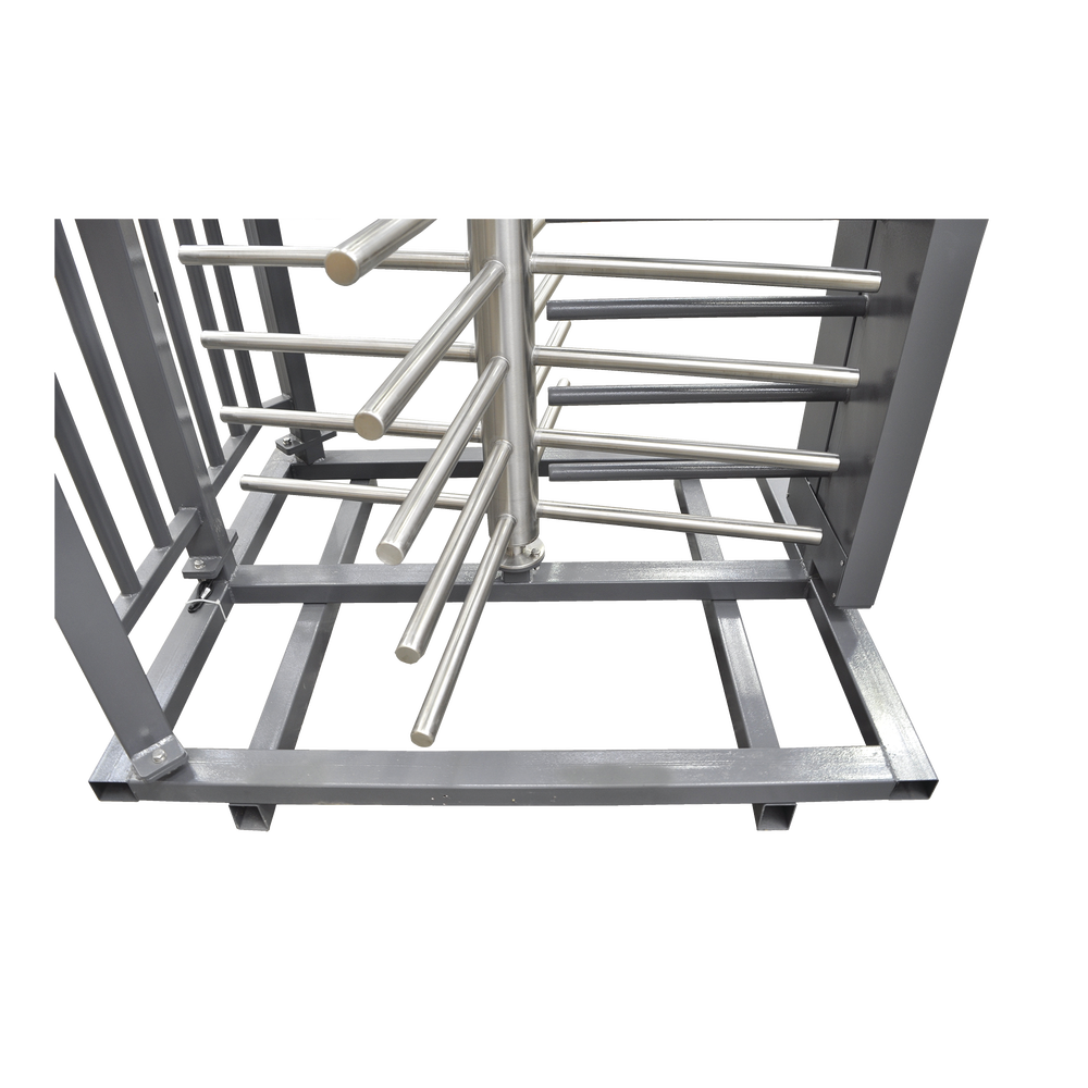 Torniquete Sencillo / Cuerpo Completo / Interior/Exterior / 100% Acero con Pintura Gris / EJE CENTRAL de Acero Inoxidable /Acabado de Lujo / Alto Tráfico - Imagen 2