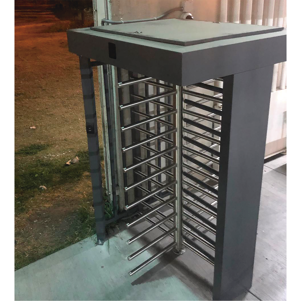 Torniquete Sencillo / Cuerpo Completo / Interior/Exterior / 100% Acero con Pintura Gris / EJE CENTRAL de Acero Inoxidable /Acabado de Lujo / Alto Tráfico - Imagen 5