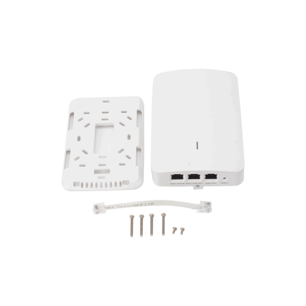 Punto de Acceso Empresarial Wi-Fi 6 / Con diseño para Pared / 3 Puertos Gigabit (1 con Salida PoE) / Doble banda en ( 2.4 y 5 GHz) / Hasta 2.5 Gbps / Gestión desde la Nube / Alimentación PoE af - Imagen 6