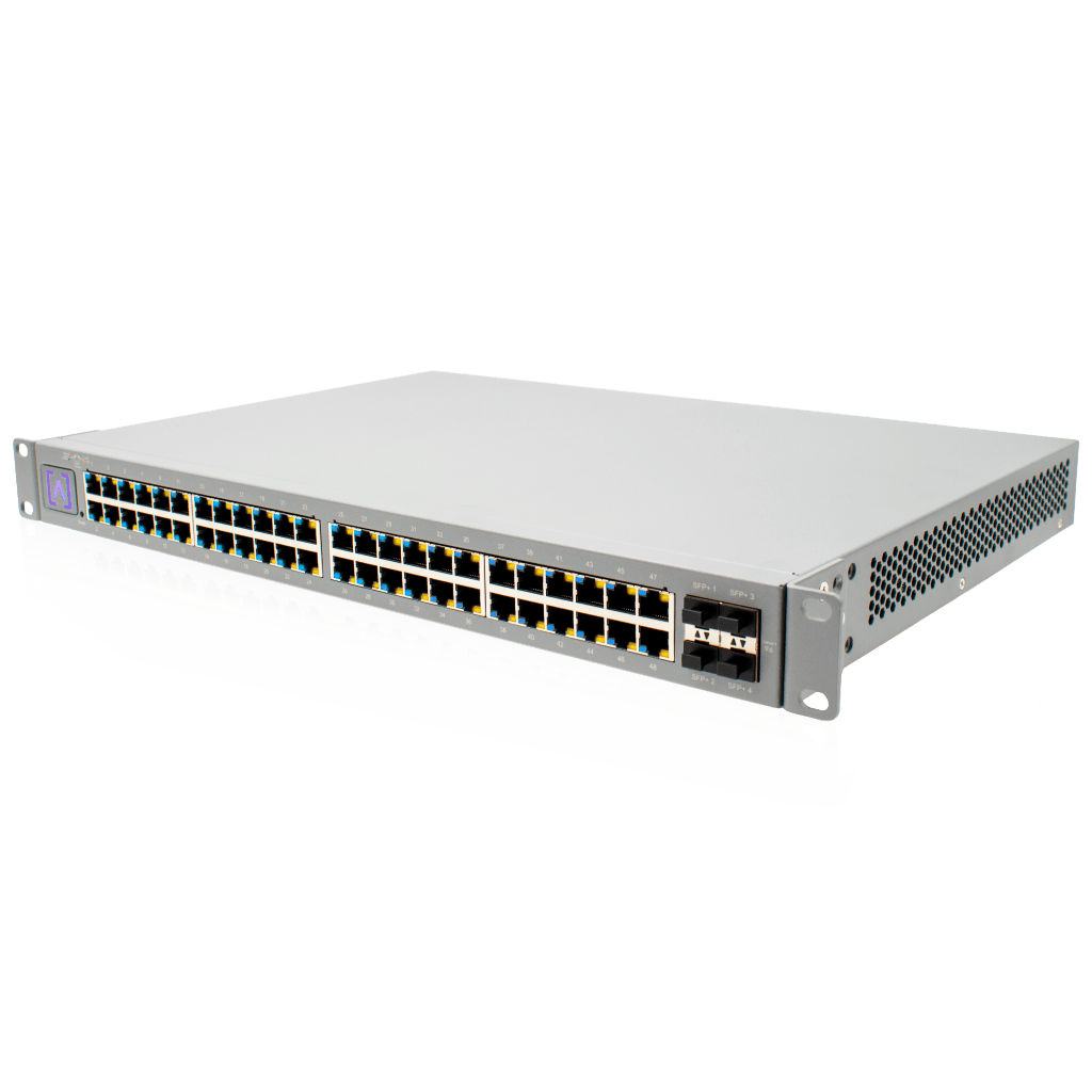 Switch Administrado 48 Puertos PoE+ / 740W PoE Budget / 16 Puertos 2.5 Gbps + 32 Puertos 1 Gbps / 4 Puertos SFP+ 10 Gbps / Bluetooth Setup / Cloud Management / VLAN Stacking / Rackmontable - Imagen 2