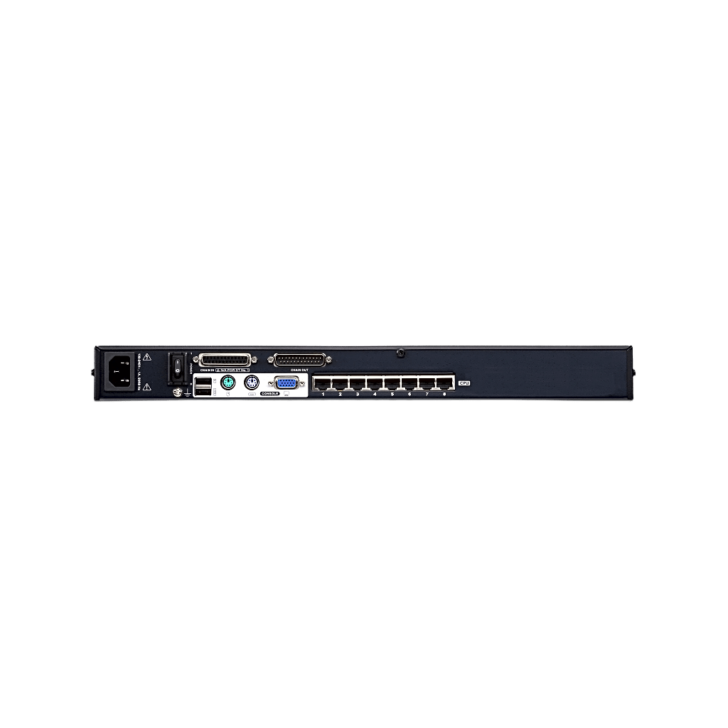 Switch KVM | Conexión Cat 5e | 8 puertos | Resolución 1920 x 1200 | Conexión de Múltiples Switches | Compatible Windows, Linux, Mac - Imagen 2