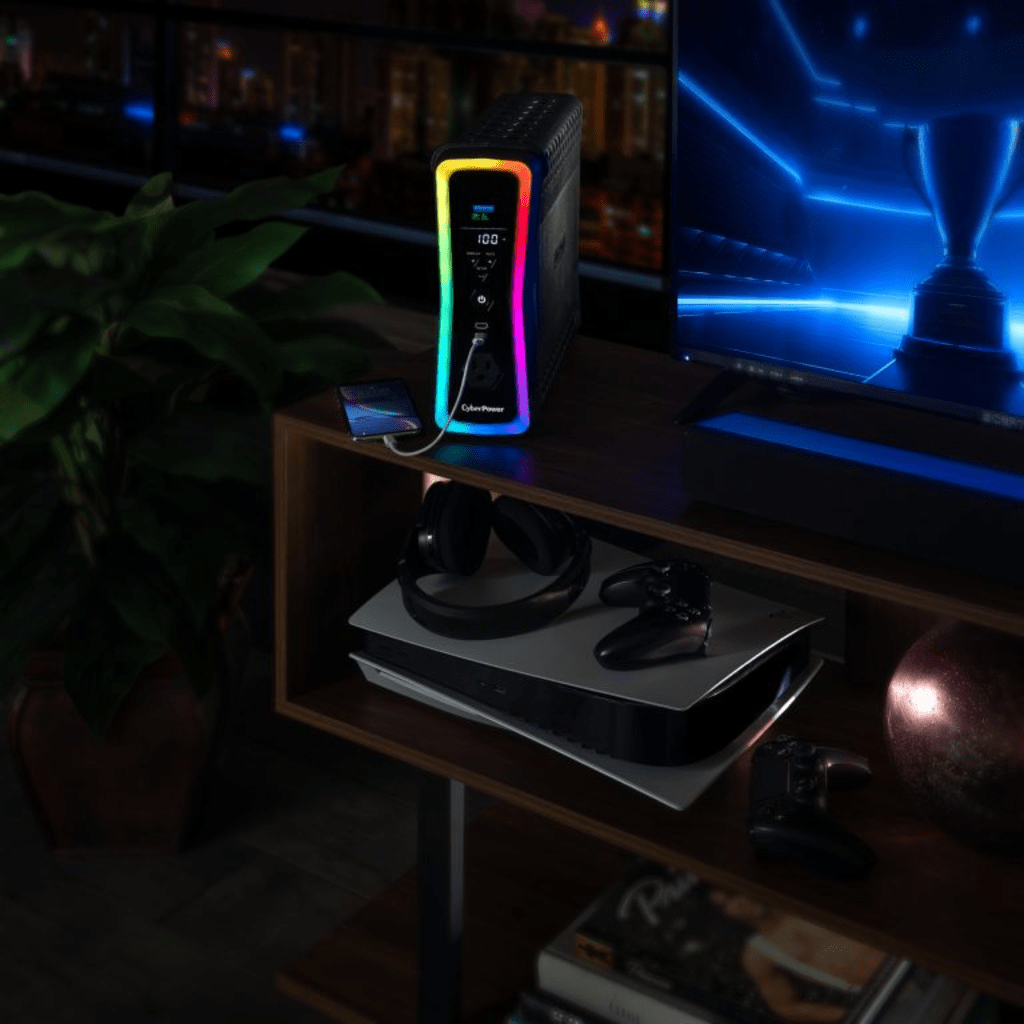 UPS Gamer de 1500 VA/1000 W, Topología Línea Interactiva, Entrada 120 Vca NEMA 5-15P, y 13 Salidas NEMA 5-15R, Puerto USB, Con Regulador de Voltaje (AVR) - Imagen 5