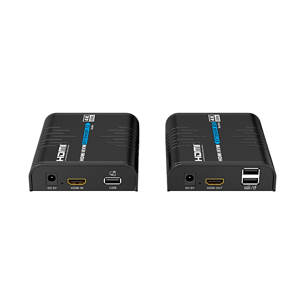 Extensor KVM HDMI 4K a 60 Hz | Transmisión hasta 120 mts con CAT6 | Resolución 4096x2160@60Hz | Ancho de Banda 18Gbps | HDCP1.4 y HDCP2.2 | Latencia 120~170ms | Conexión 1:1, 1:N, N:1, N:N - Imagen 2