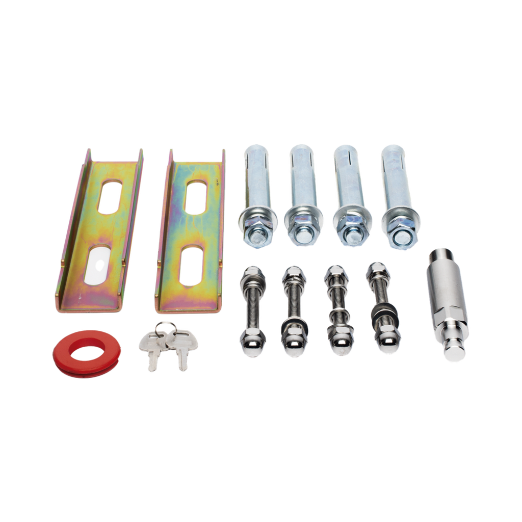 Kit COMPLETO Barrera Izquierda XBS Con Corona LED / Brazo de 5.5 Metros / Incluye Sensor de Masa, Transformador, Lazo Magnético, Ancla, Fotoceldas y 2 Controles Inalámbricos - Imagen 6