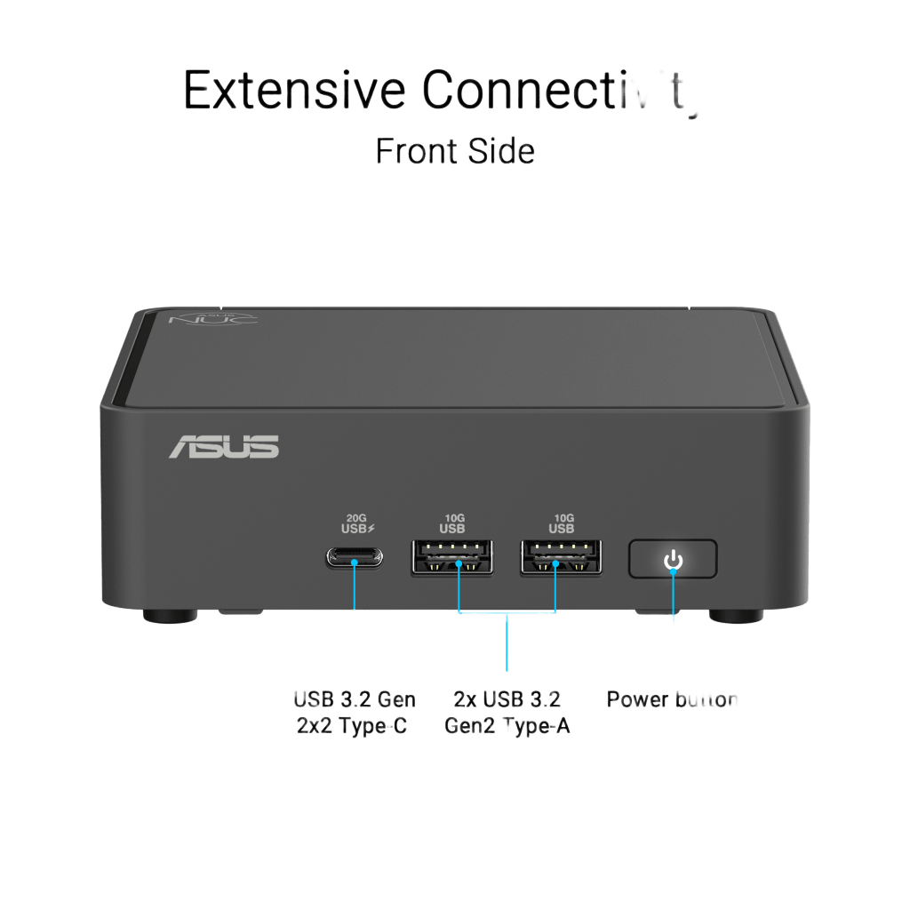 Mini PC NUC / Core i5 -210H / WiFi 7 y 2.5 GbE / Bluetooth / incluye Memoria RAM, SSD y S.O. / Incluye Fuente - Imagen 2