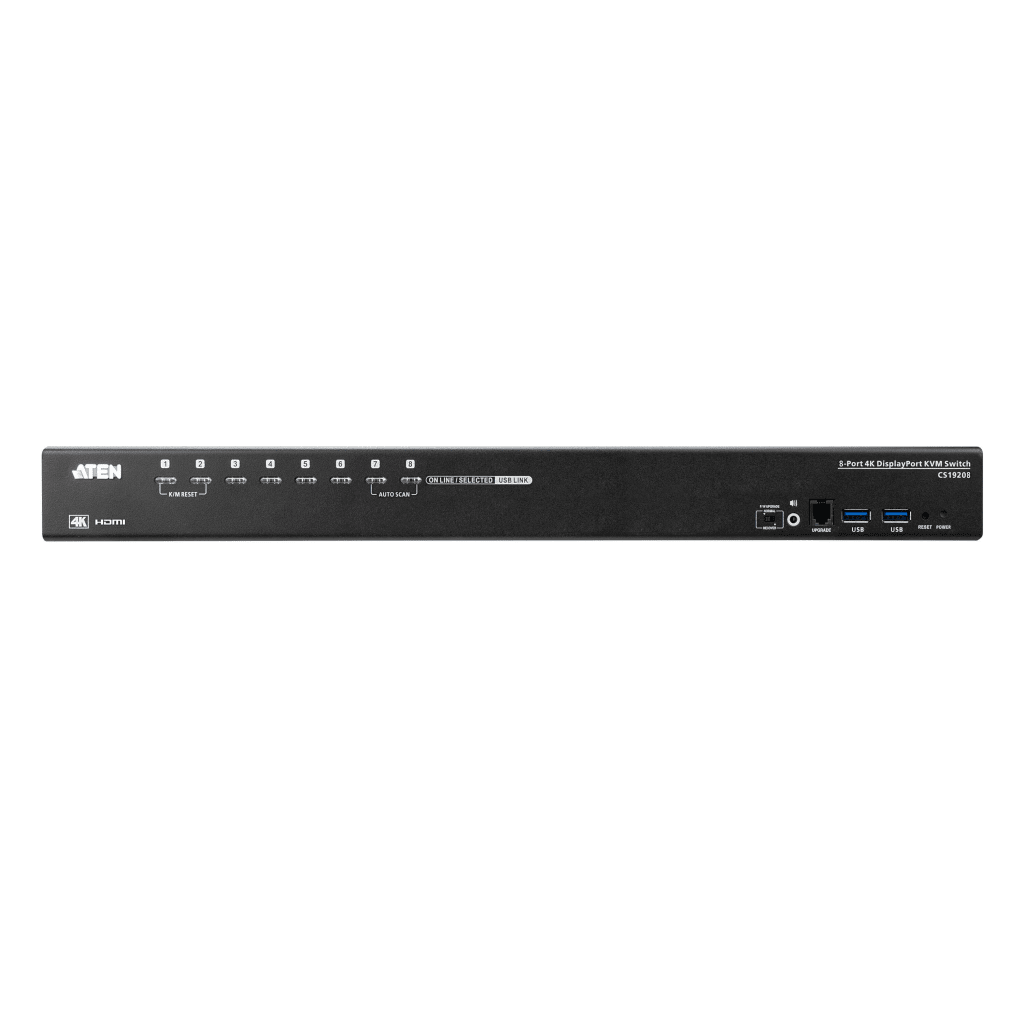 Conmutador KVM USB 3.0 4K | DisplayPort de 8 puertos - Imagen 2